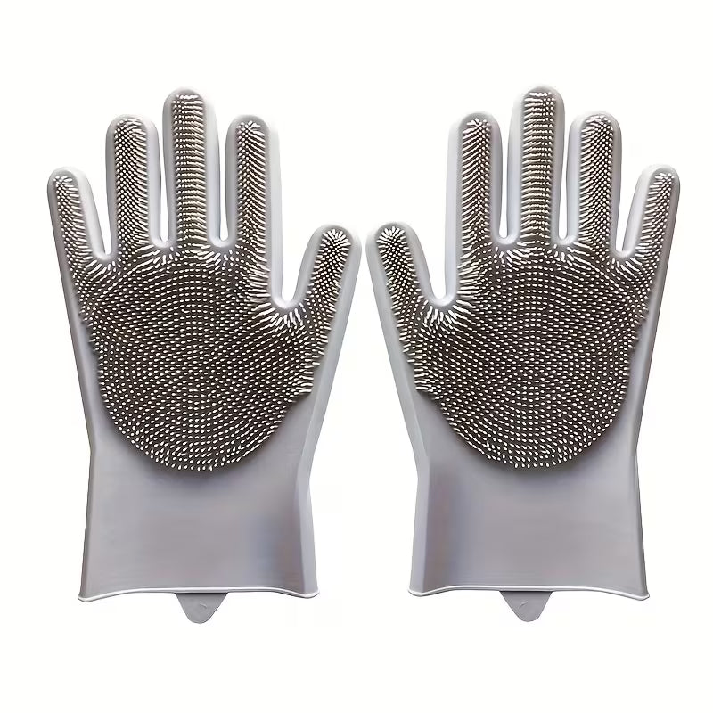 Dish Washing Scrubber Gloves