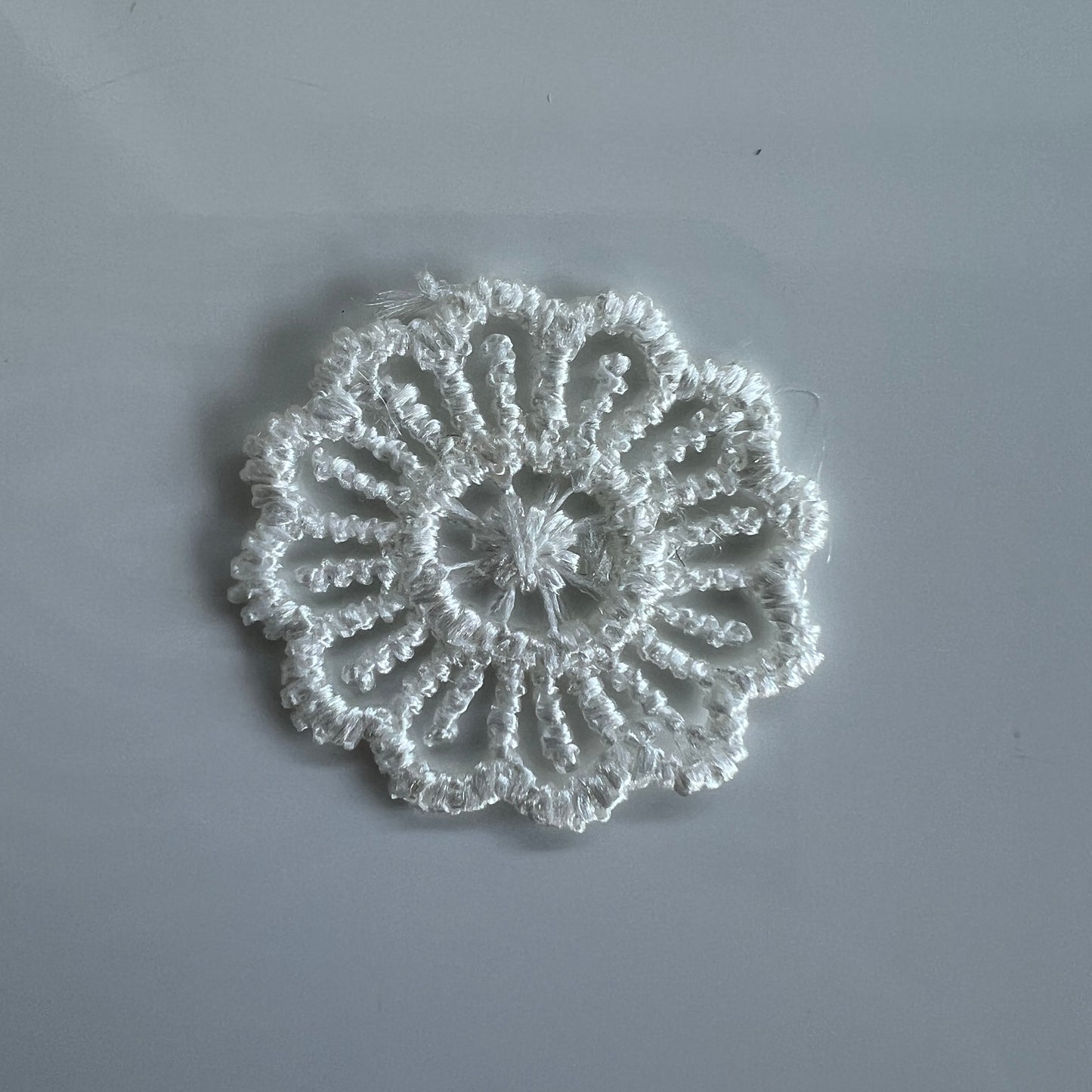 Embroidered Lace — Flowers + Hearts
