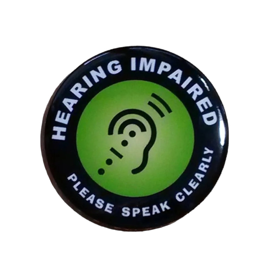 Pin Series — ‘Deaf / Hard of Hearing — Lip Reading’