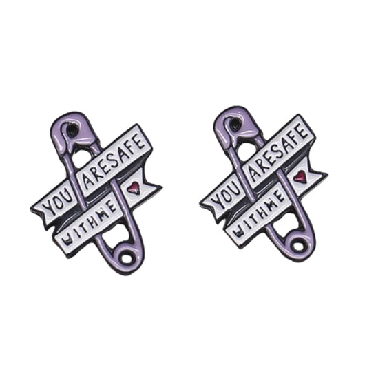 Jewellery — 'You Are Safe With Me' Earrings