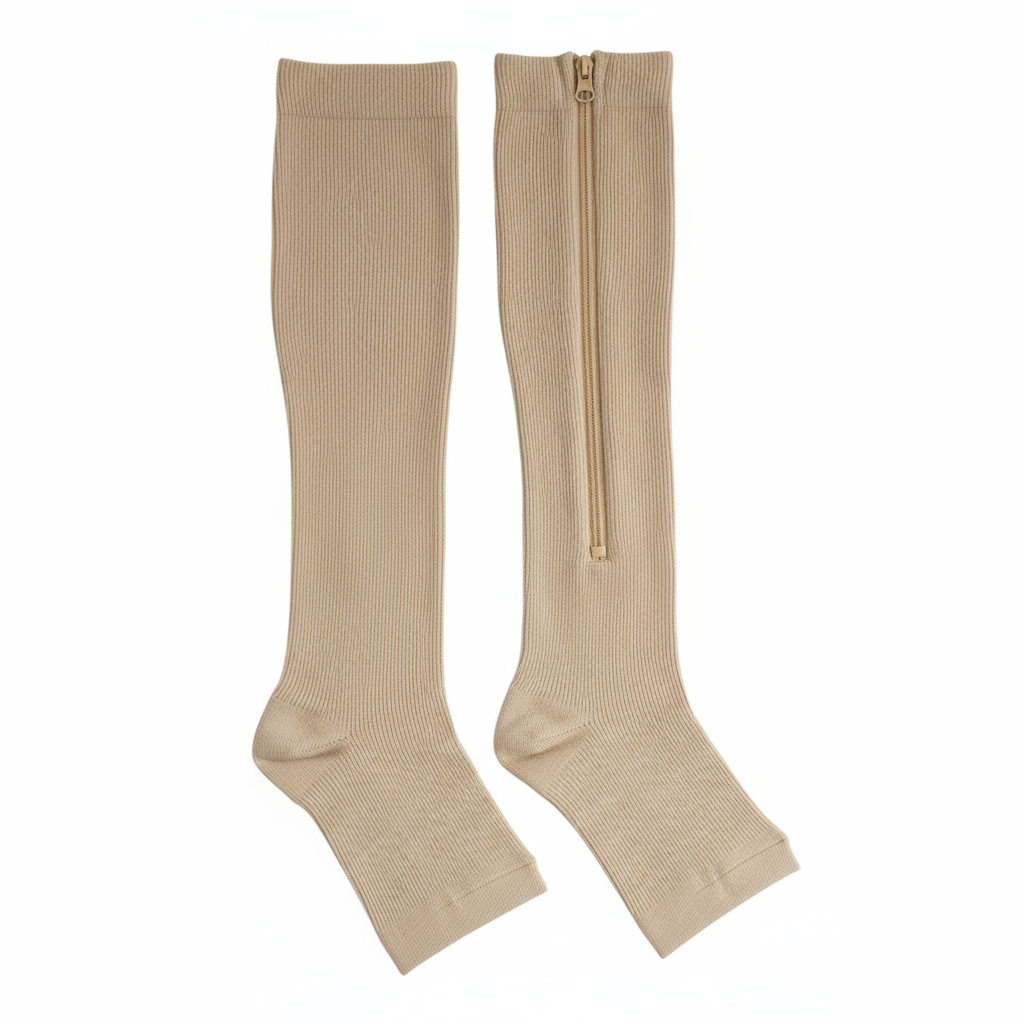 Compression Socks with Zipper (toeless)