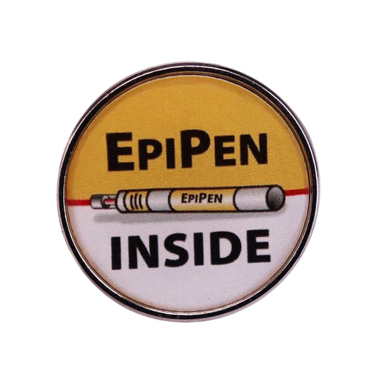 Pin — ‘EpiPen Inside’ Alert