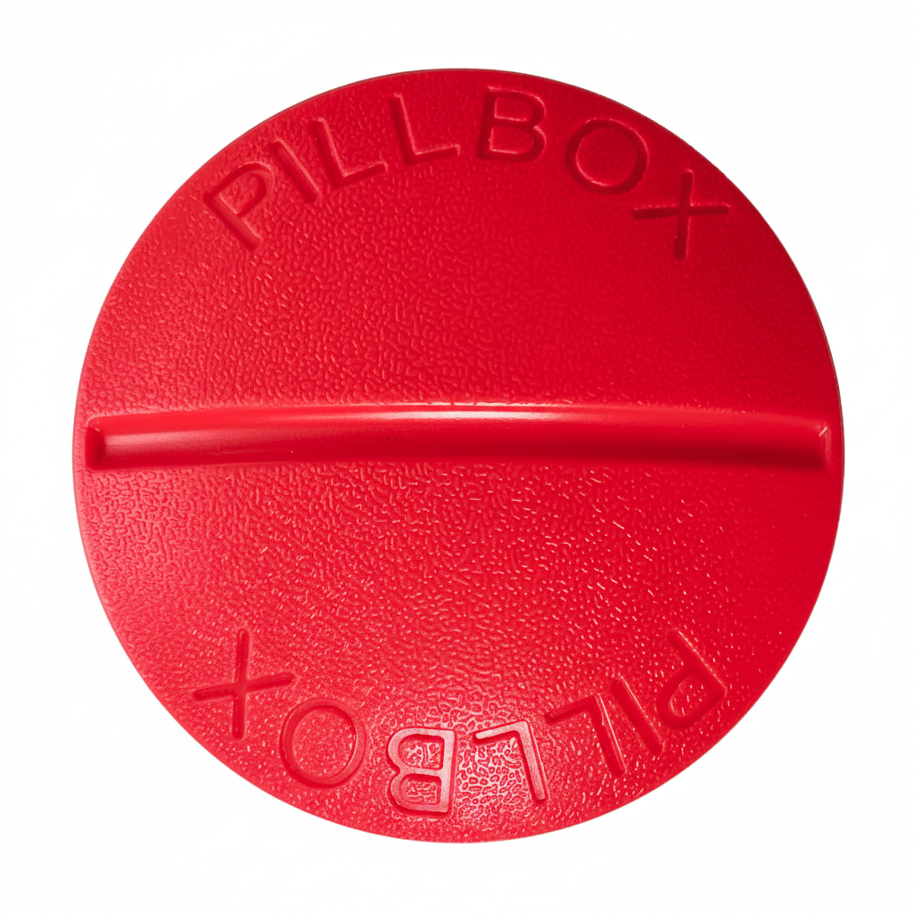 Travel Pill Box — 4x Doses.
