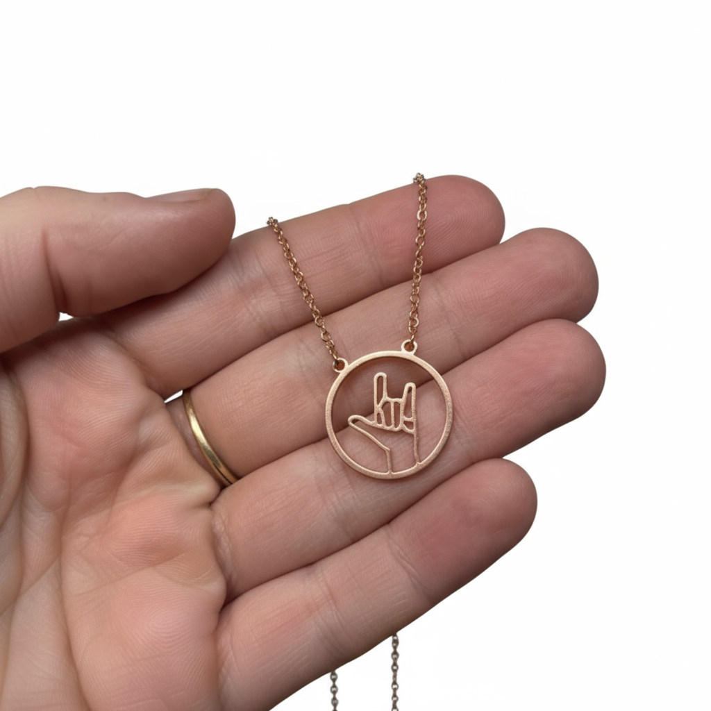 Jewellery — Necklace — Sign Language 'I Love You'