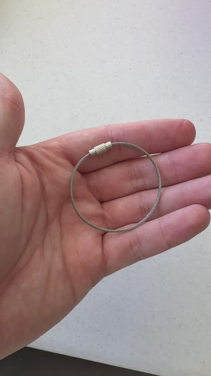 Stainless Steel Wire Keychain