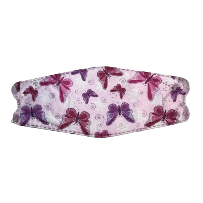 Adult Disposable Mask Masks SPIRIT SPARKPLUGS Pink Butterfly  