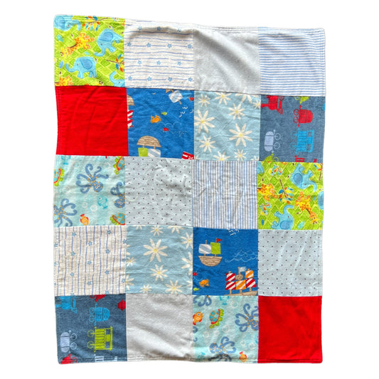 Quilt — Flannelette Blanket  Splash Quilting   