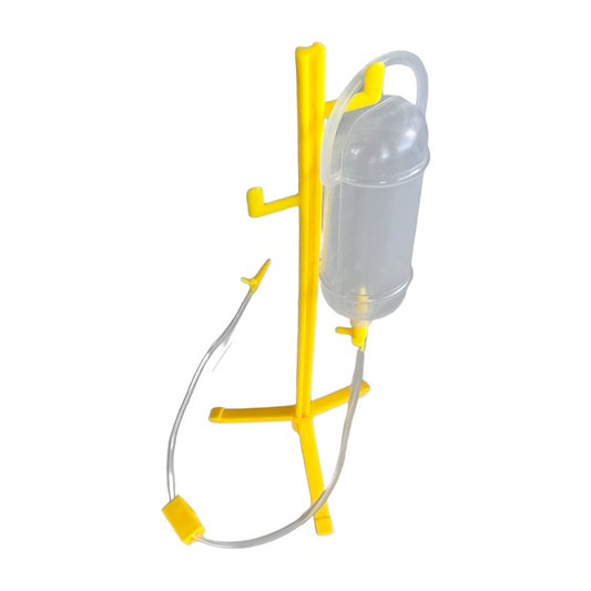 Medical Play — Pretend IV Pole (for little dolls) Kids SPIRIT SPARKPLUGS Yellow  