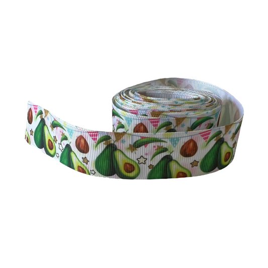 Cross Thread Ribbon — Avocado