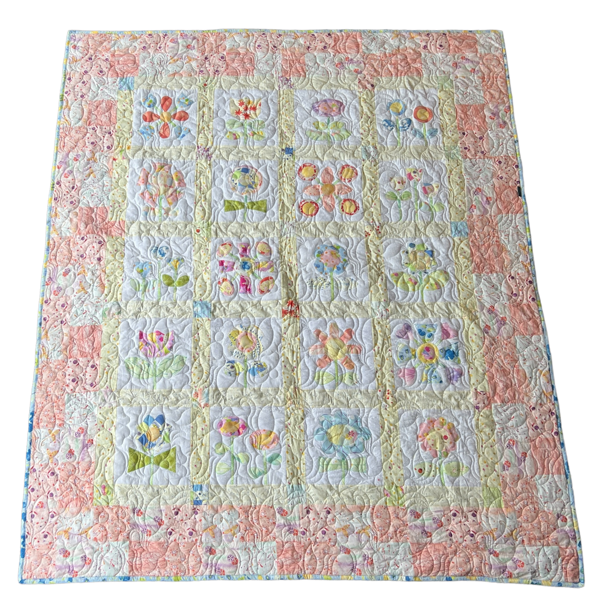 Quilt — Floral, Single Bed Quilt Baby & Toddler Car Seat Accessories Splash Quilting   