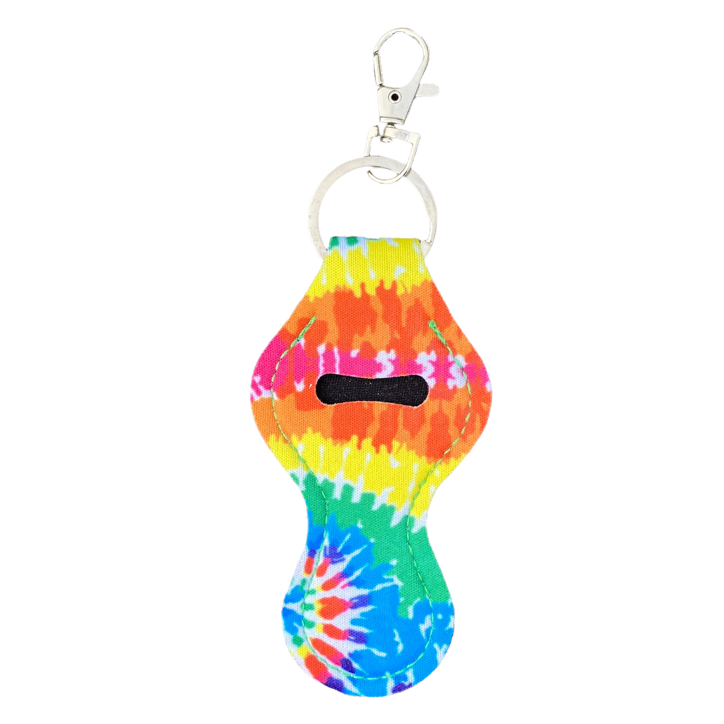 Keyring — Lipstick/Chapstick Holder Keychains SPIRIT SPARKPLUGS Tye Dye  