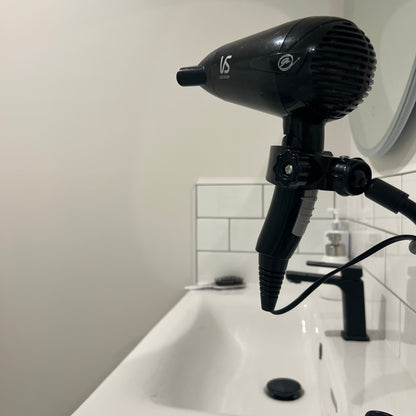 Suction On Portable Hair Dryer Holder