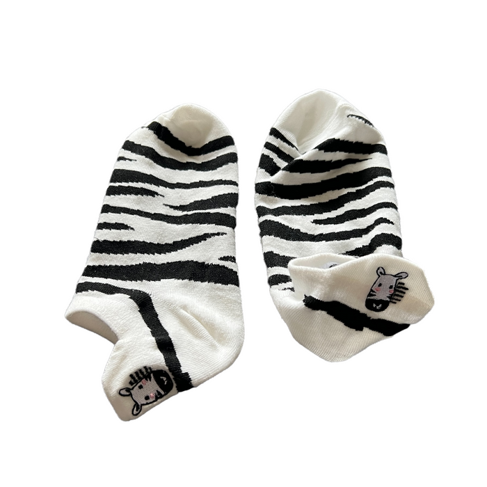 Ankle Socks — Zebra