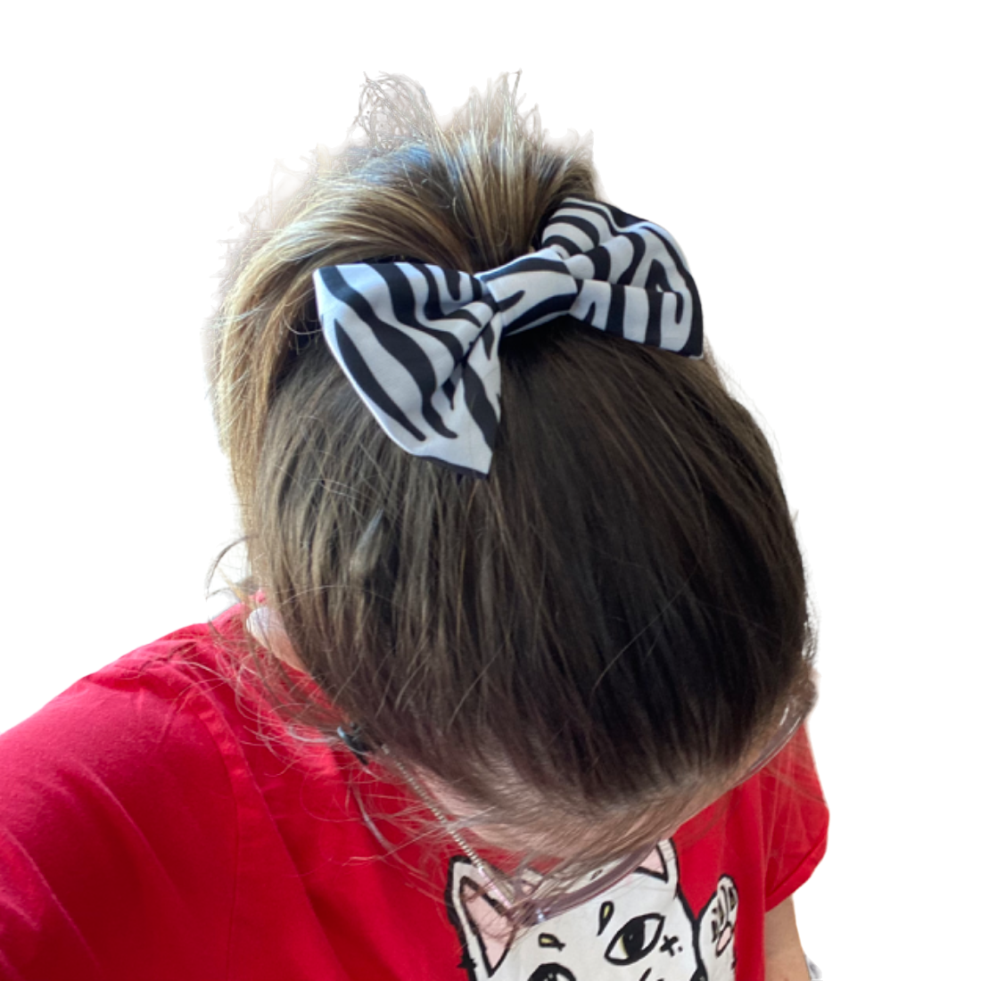 Hair Bow — Zebra Hair Claws & Clips SPIRIT SPARKPLUGS   