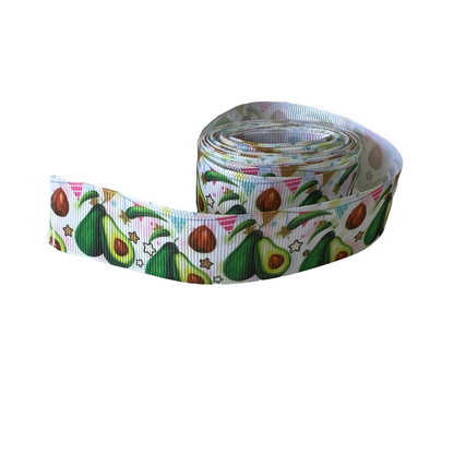 Cross Thread Ribbon — Avocado