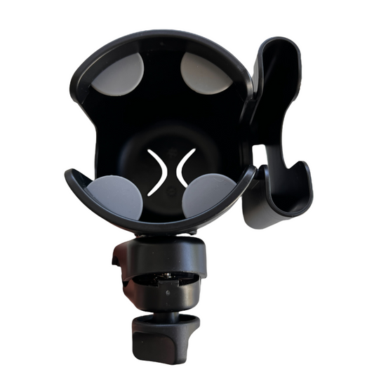 Large Capacity Cup and Phone Holder  SPIRIT SPARKPLUGS Black Phone Holder 