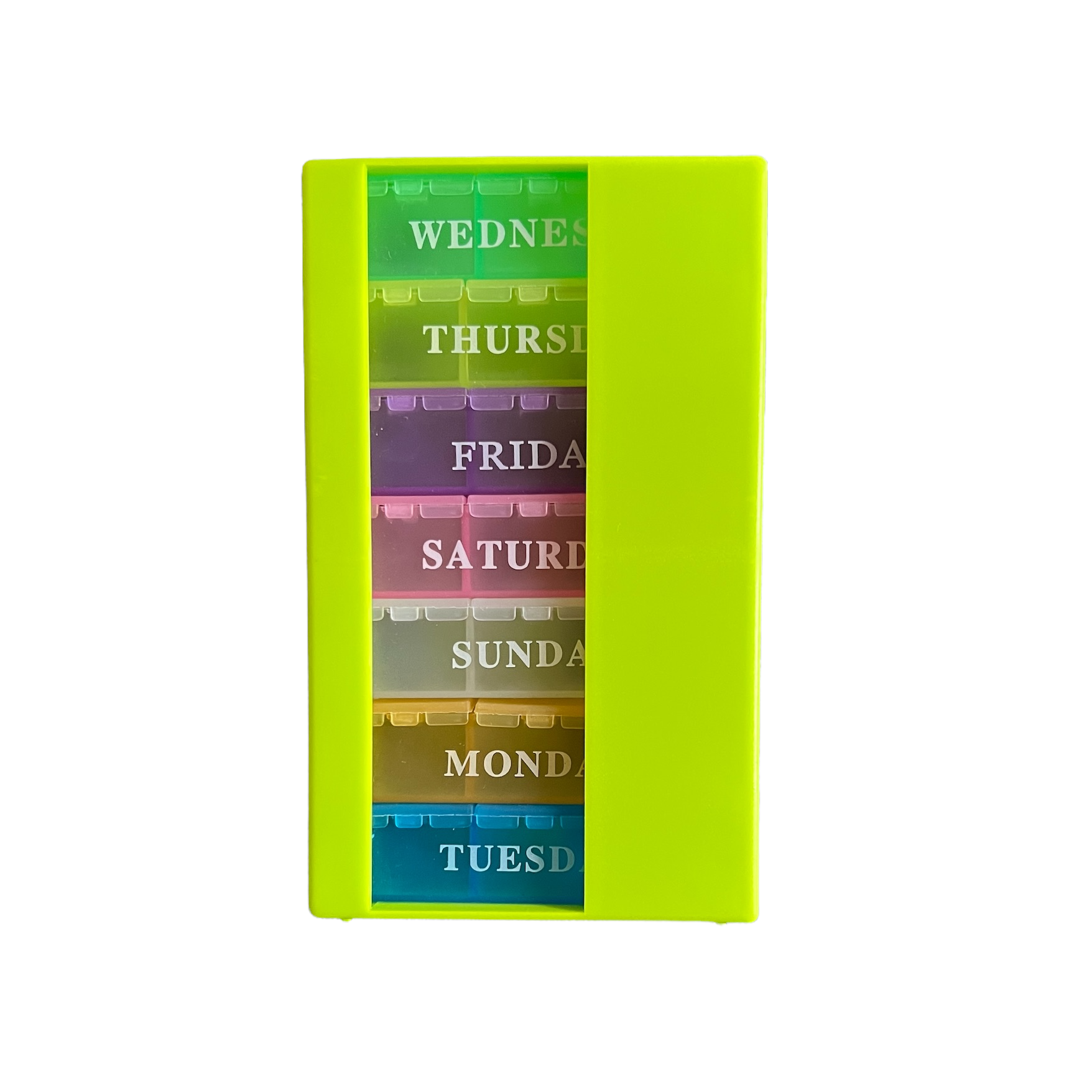 Portable Weekly Pill Box — 3 Compartments Medical SPIRIT SPARKPLUGS   