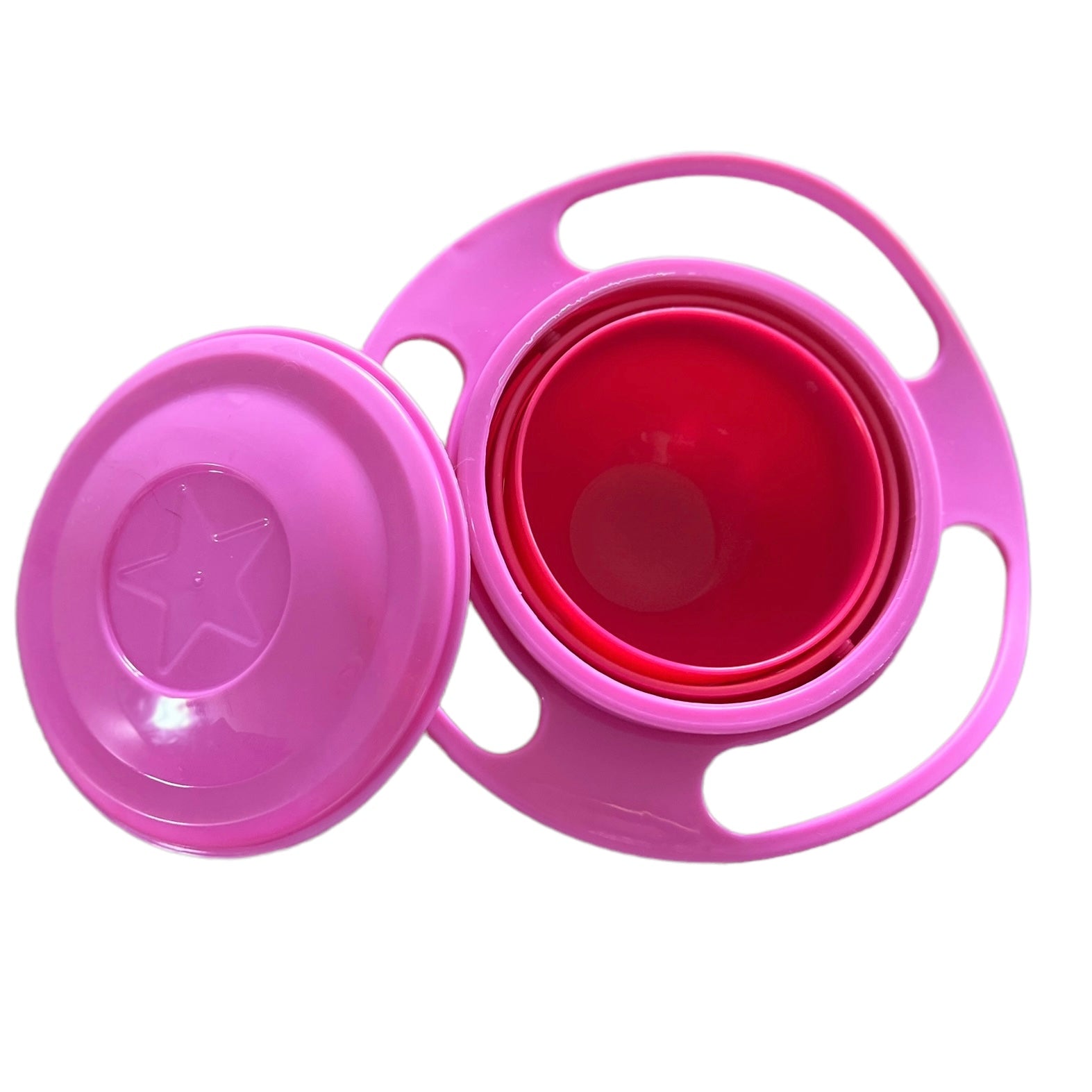 Anti-Spill Gyro Bowl Baby & Toddler SPIRIT SPARKPLUGS Pink  