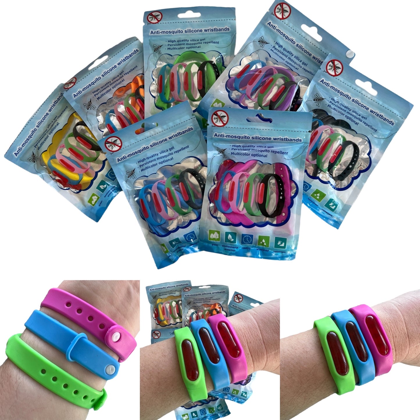 Waterproof Insect Repellant Bracelet Skin Insect Repellent SPIRIT SPARKPLUGS   