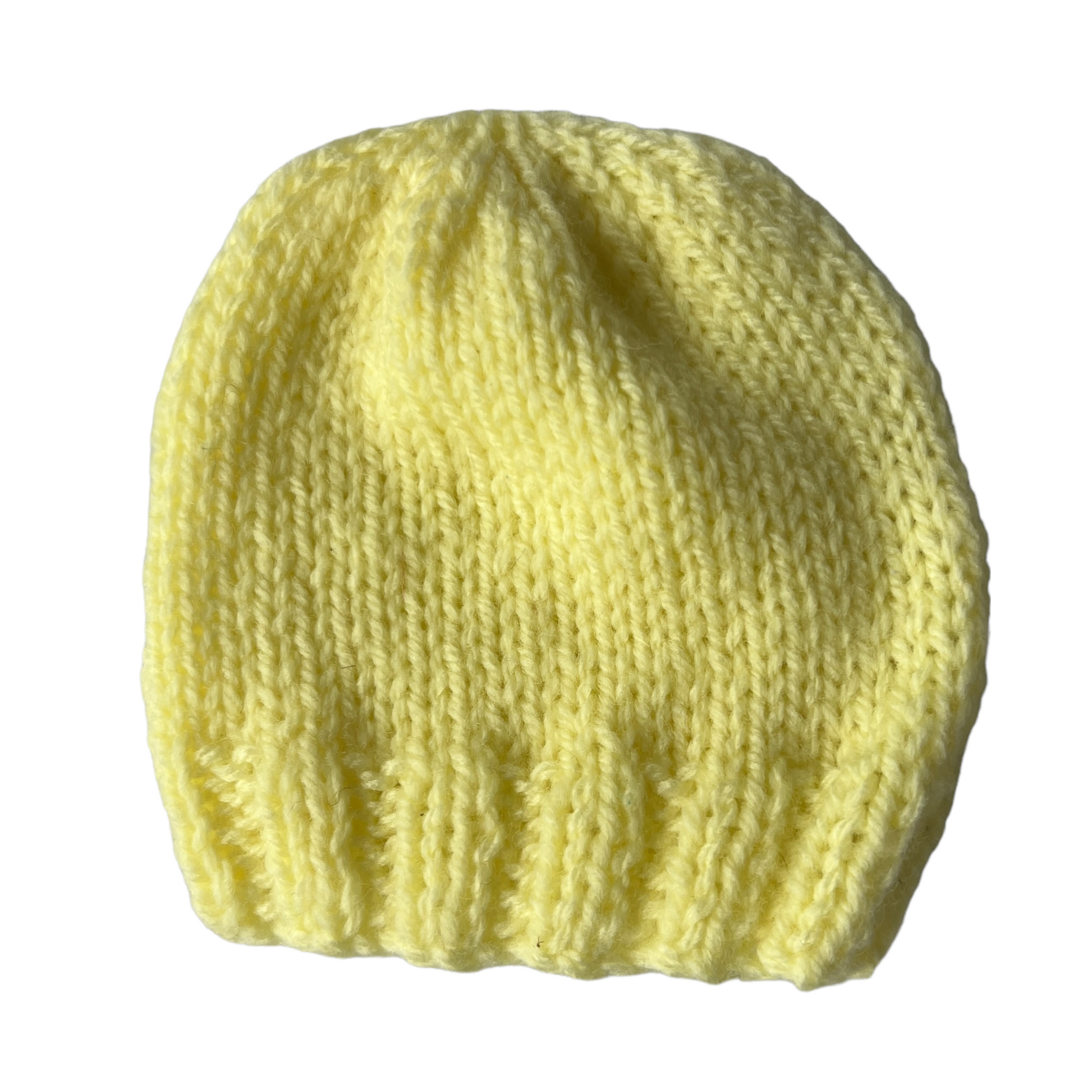 Knitting by Splash  Splash Quilting Yellow Beanie  