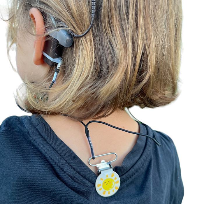 Hearing Aid Safety Lanyard - Sun