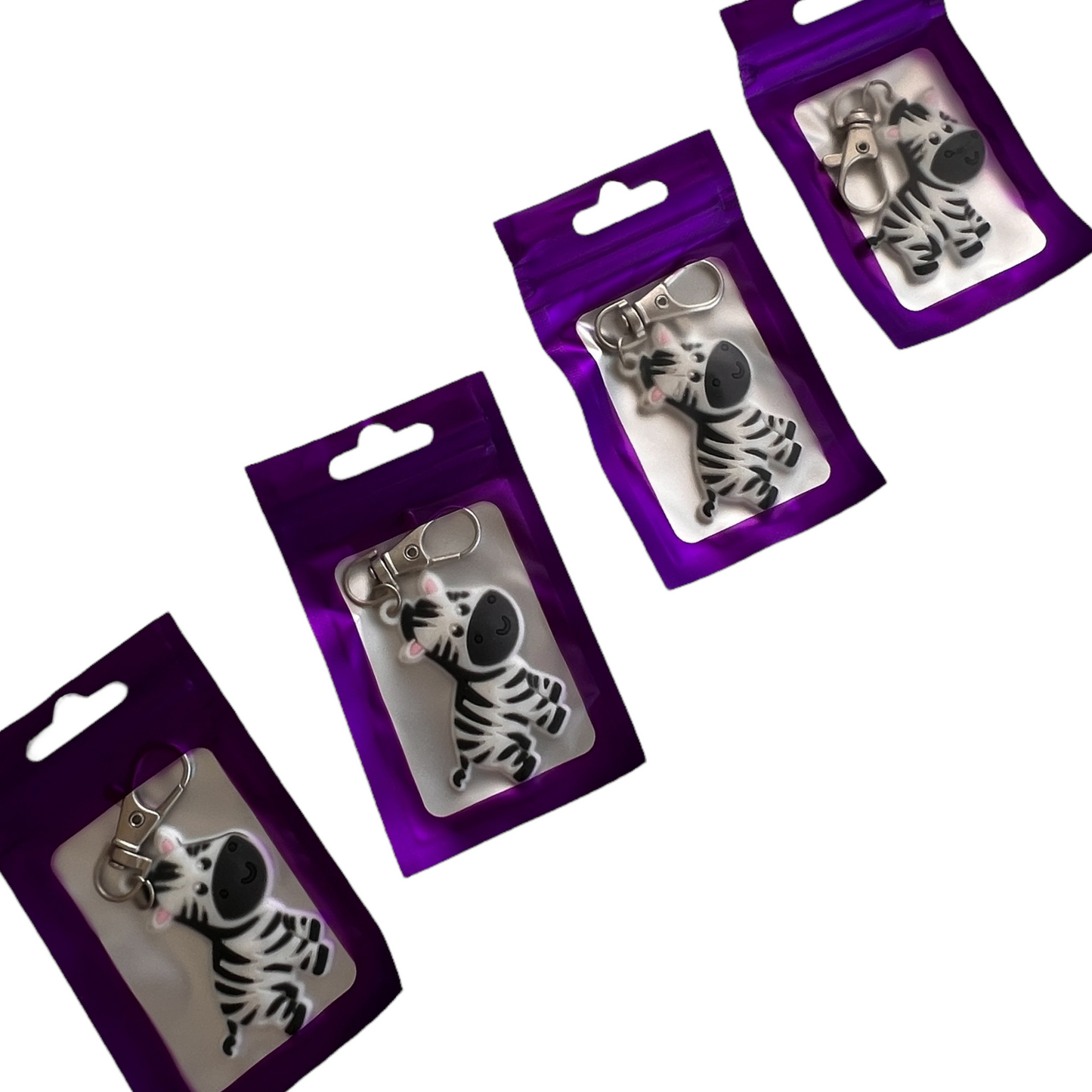 Zebra Keyring (Silicone)  SPIRIT SPARKPLUGS   