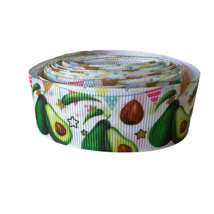 Cross Thread Ribbon — Avocado