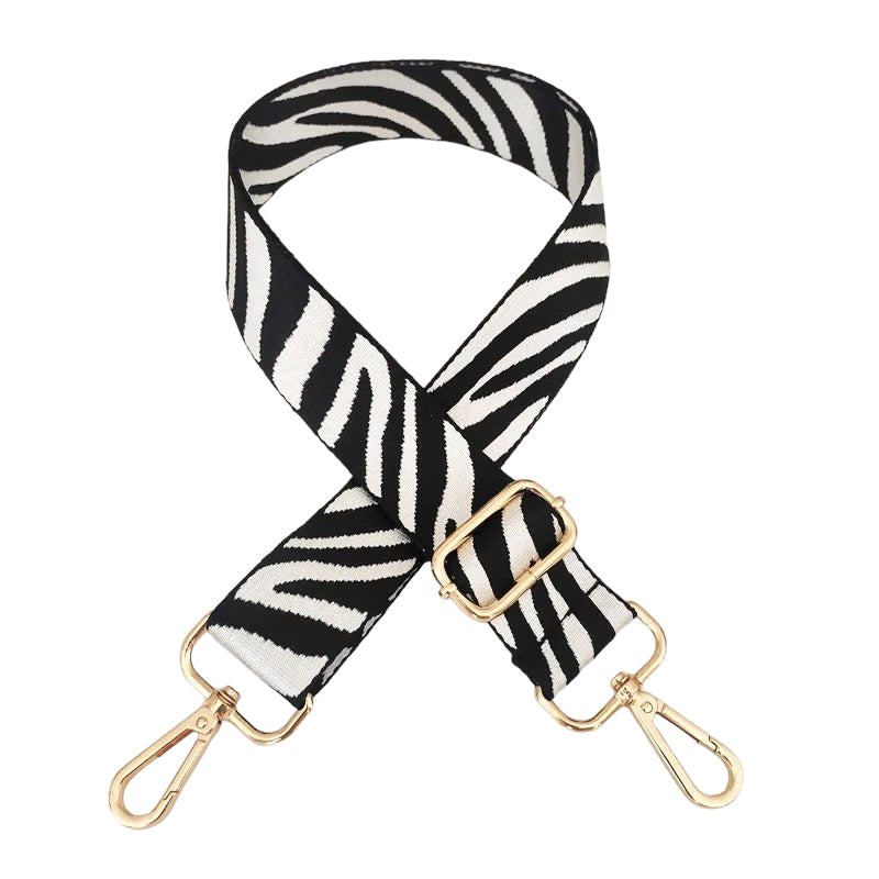 Bag Straps — Zebra