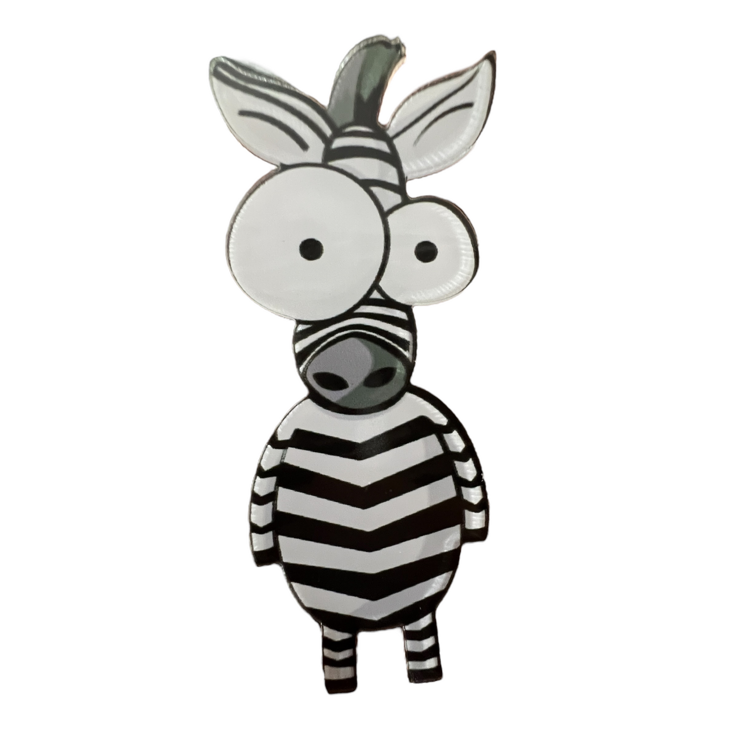 Pin — 'Standing Zebra'  SPIRIT SPARKPLUGS   