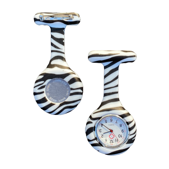 Zebra Nurse Watch — Badge