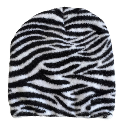 Super Soft Panama Zebra Beanie  SPIRIT SPARKPLUGS   