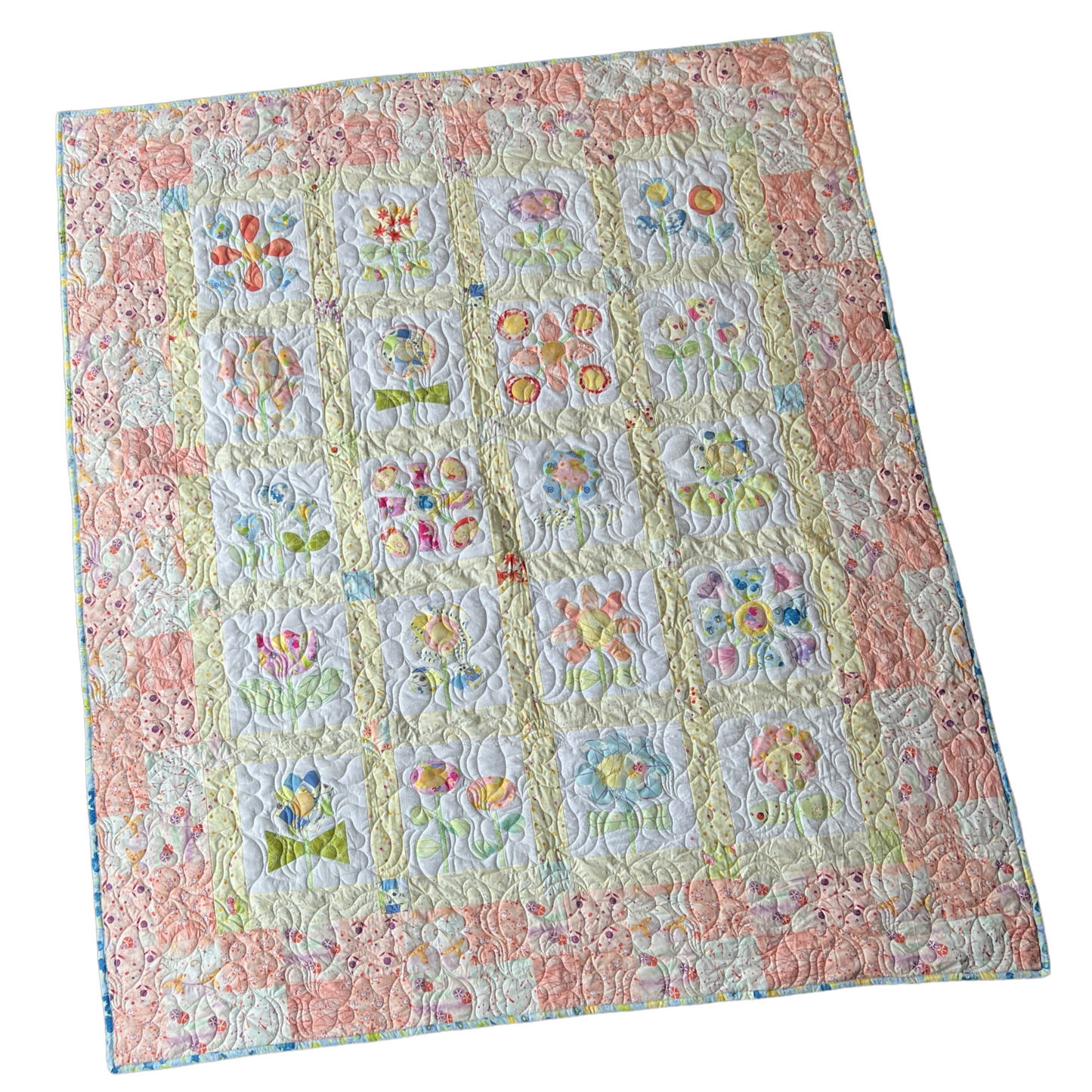 Quilt — Floral, Single Bed Quilt Baby & Toddler Car Seat Accessories Splash Quilting   