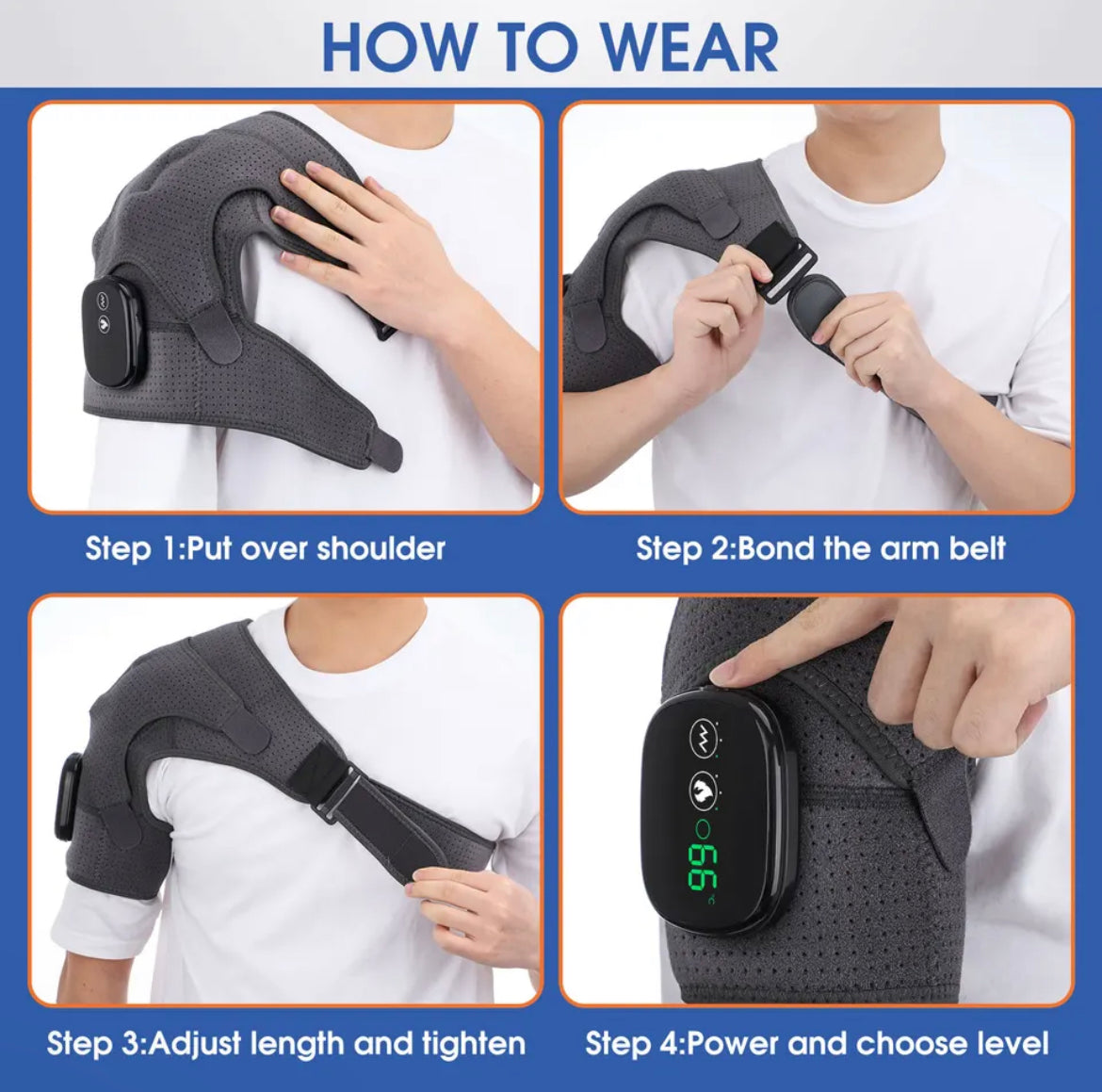 Heated Shoulder Brace (USB)