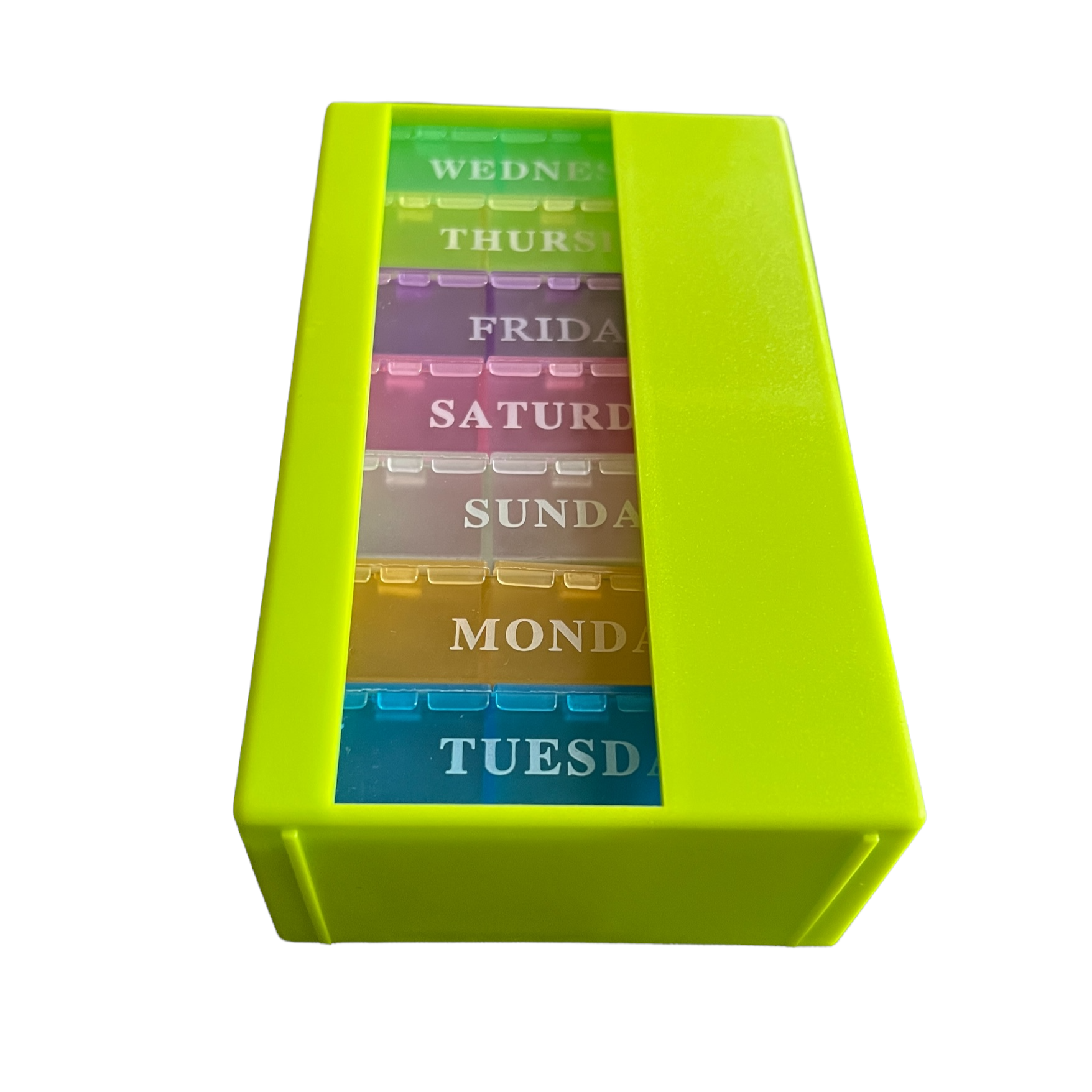 Portable Weekly Pill Box — 3 Compartments Medical SPIRIT SPARKPLUGS   