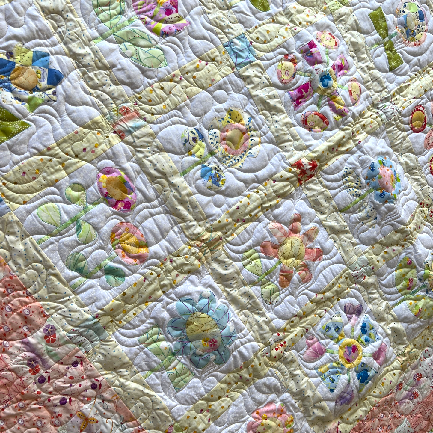 Quilt — Floral, Single Bed Quilt Baby & Toddler Car Seat Accessories Splash Quilting   