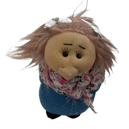 Dear Doris, Weighted Doll  Splash Quilting   