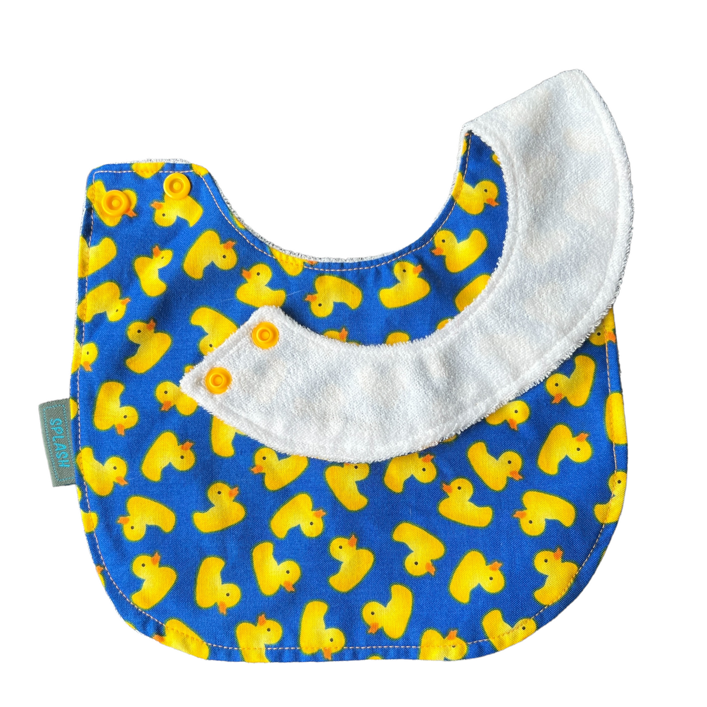 Rounded Side Fastener Bibs (assorted patterns) Bibs Splash Quilting   