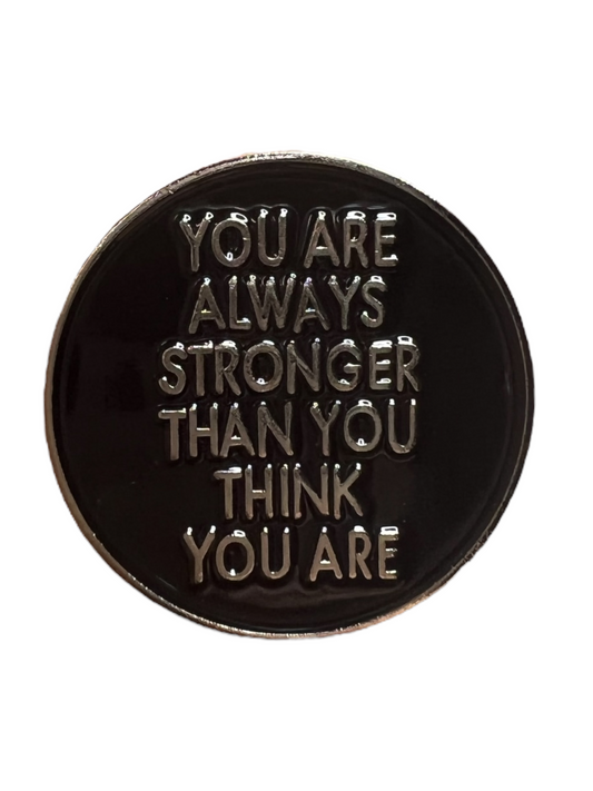 Pin — 'You Are Stronger Than You Think'  SPIRIT SPARKPLUGS You Are Stronger Than You Think Black 