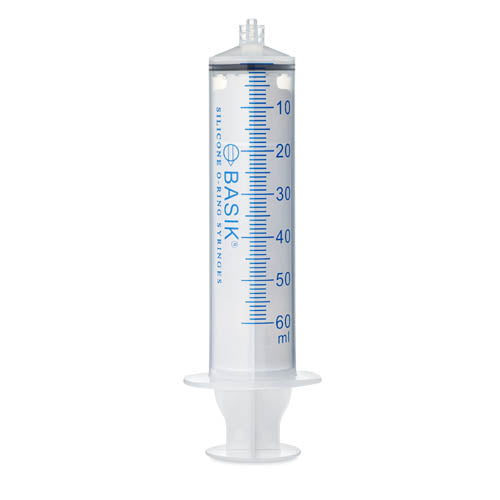 Reusable Leur Lock Syringe (Basik O-Ring)  SPIRIT SPARKPLUGS 60ml - Leur Lock Tip (Non-Sterile)  