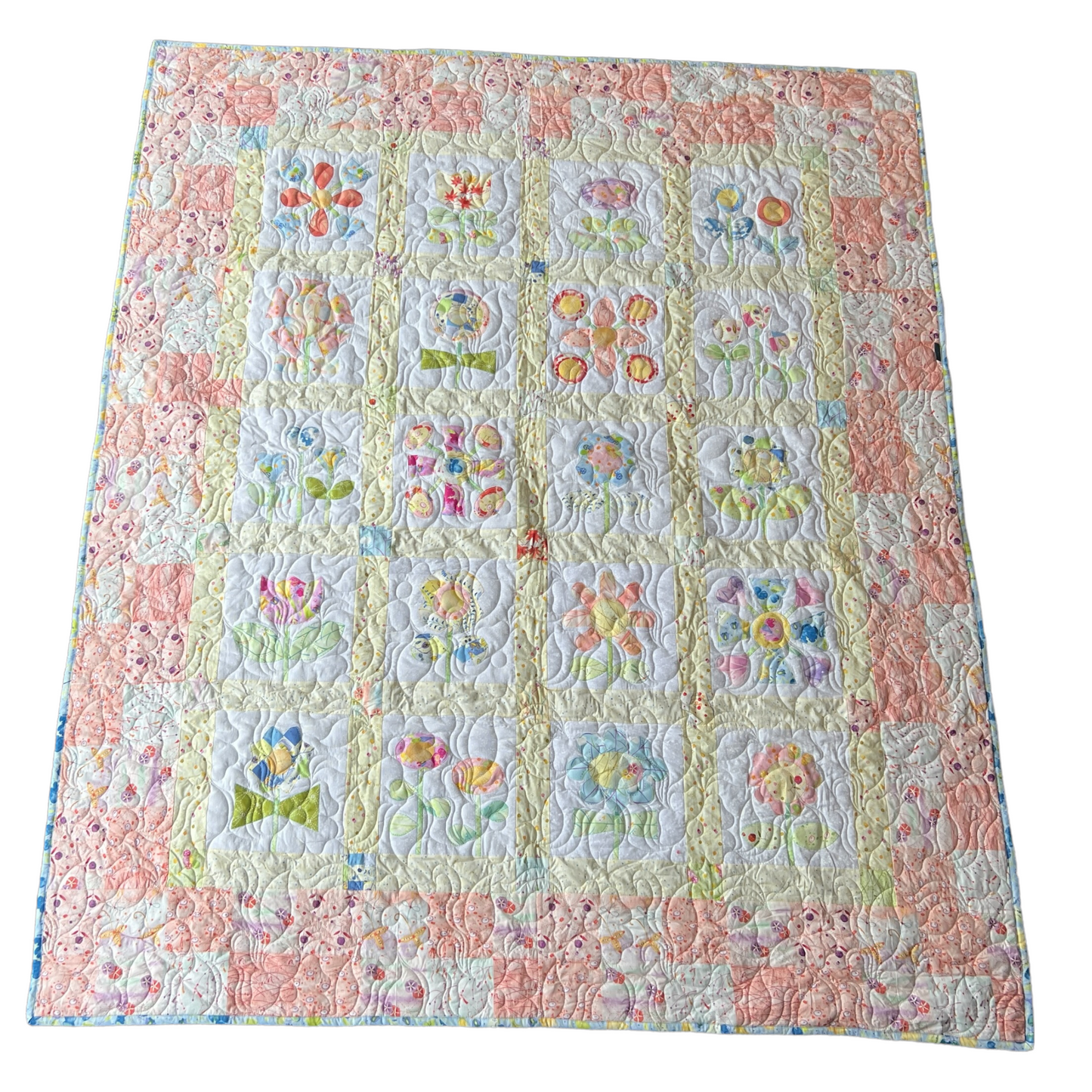 Quilt — Floral, Single Bed Quilt Baby & Toddler Car Seat Accessories Splash Quilting   