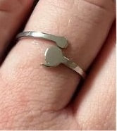 Semicolon Ring - ‘Your Story Isn’t Over Yet’. Rings SPIRIT SPARKPLUGS Silver  